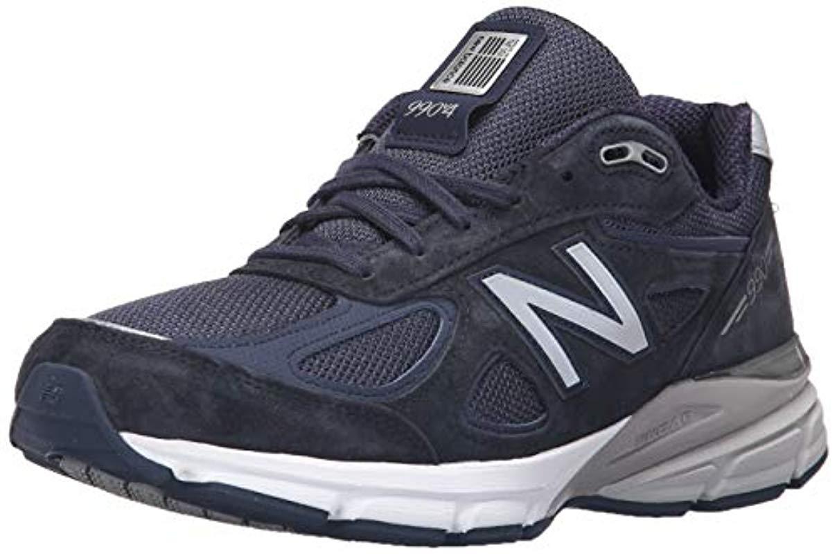 New Balance Leather 990v4 in Navy (Blue 