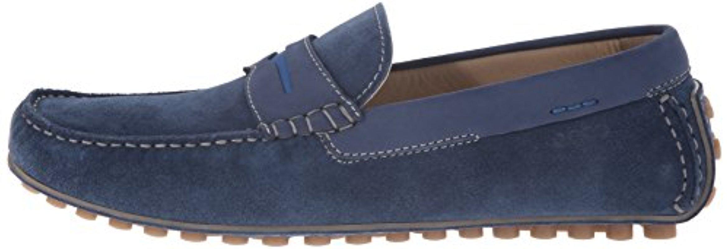 ecco suede loafers