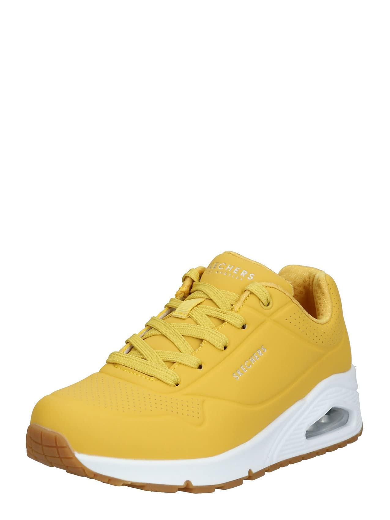 Skechers Uno Stand On Air Sneaker in Yellow - Save 51% | Lyst