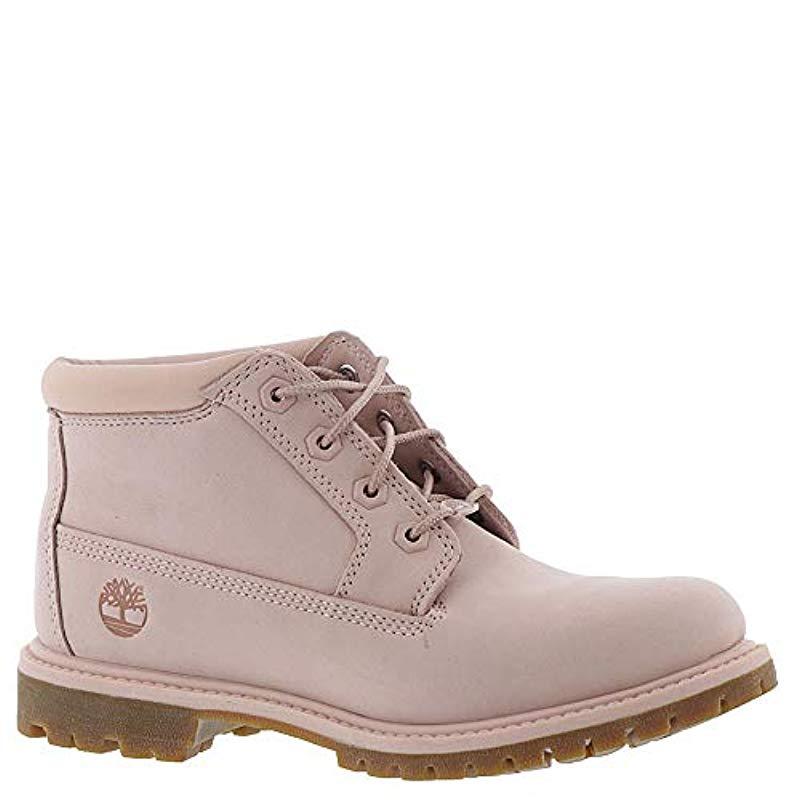nellie double chukka for women in pale pink