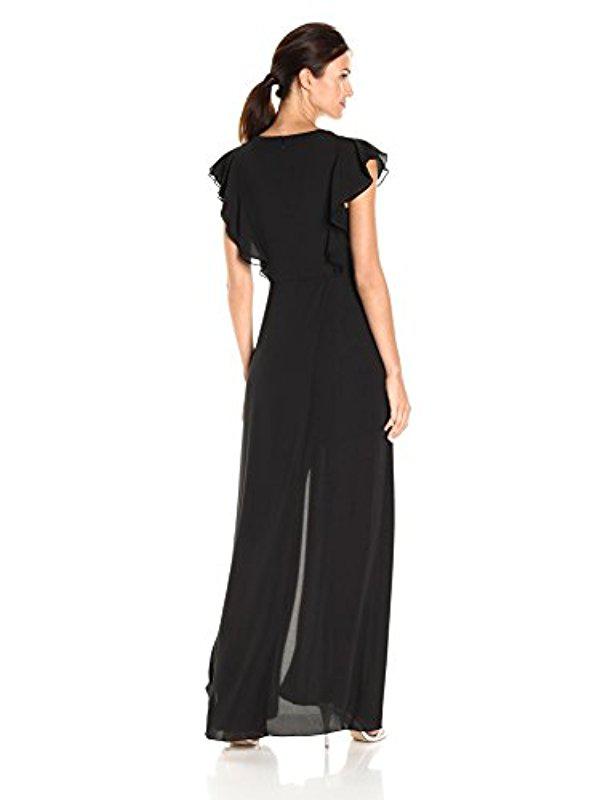 callie ruffled gown