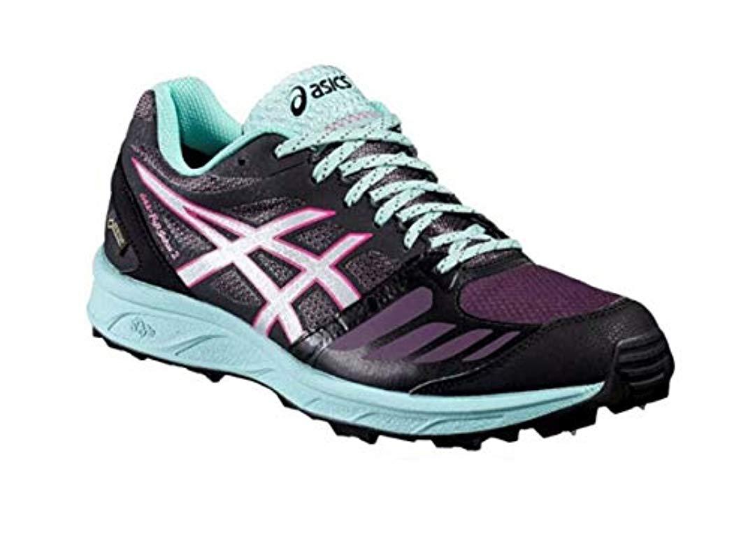 Asics Gel-fujisetsu 2 Trail Shoes Gore-tex, T5l9n 3393,  Eggplant/Silver/Aqua Haze - Lyst