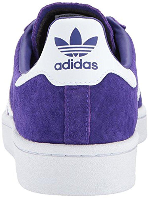 adidas Campus Nubuck Shoes in Purple 