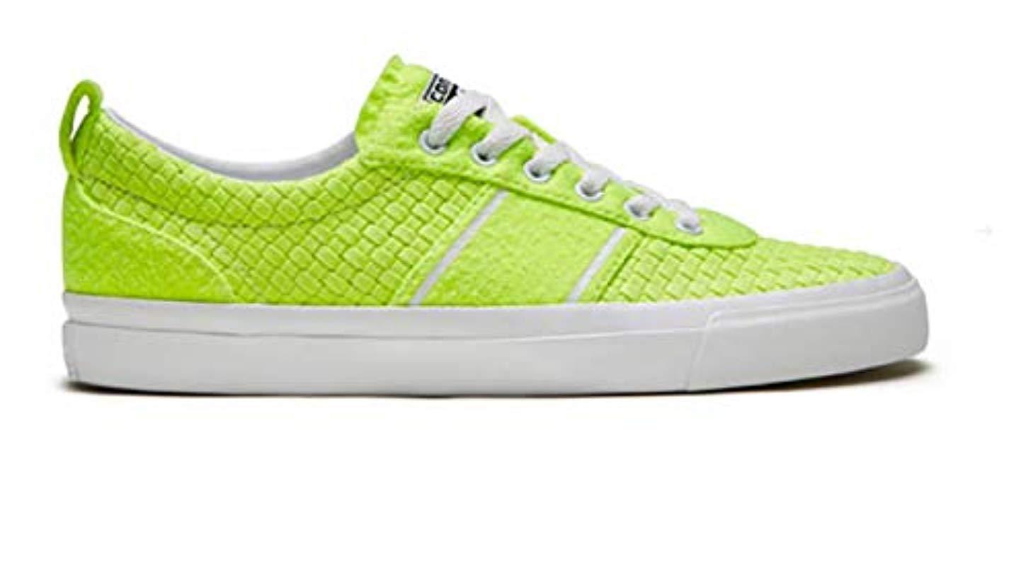 bright green trainers