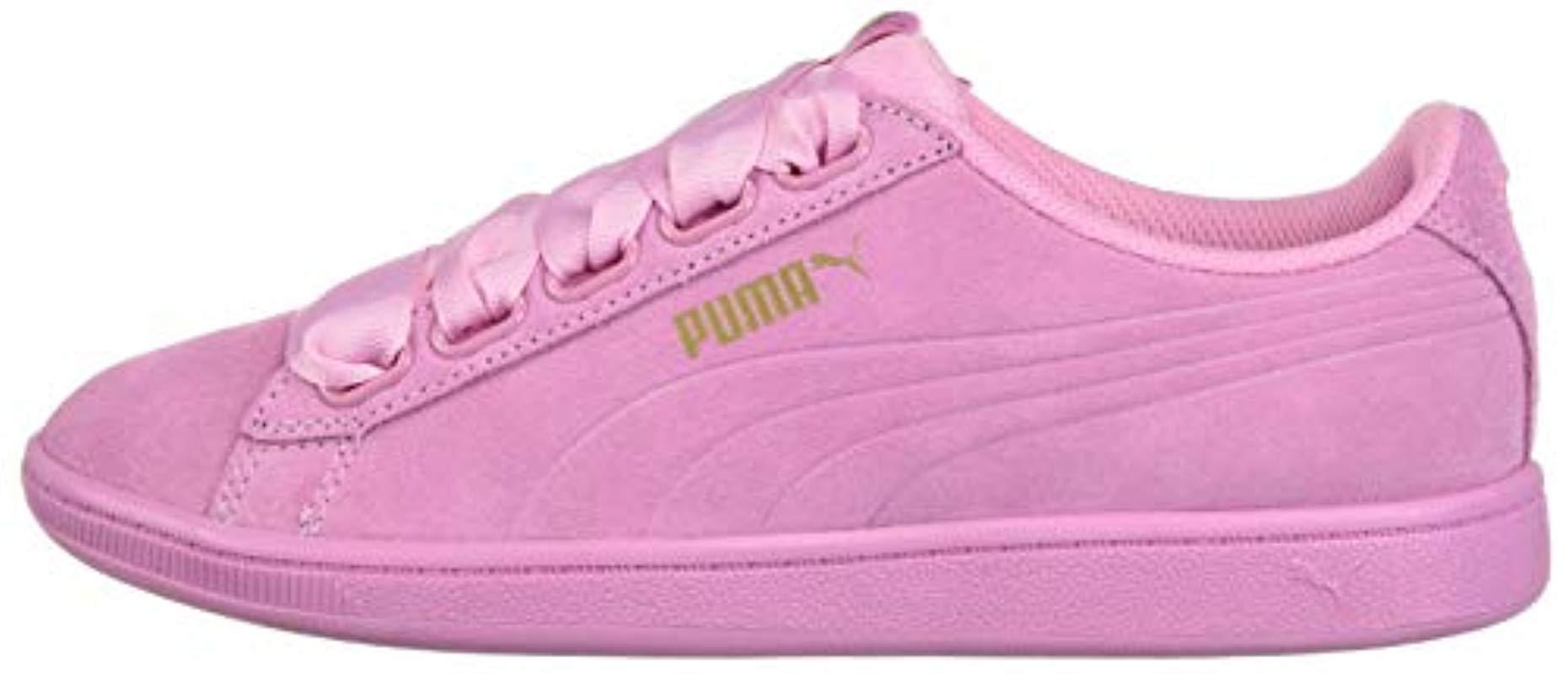 puma vikky ribbon pink