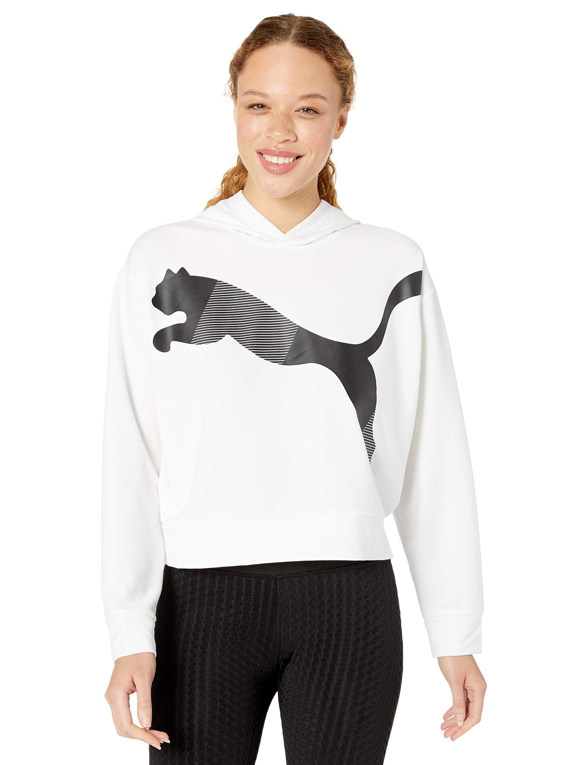 PUMA Synthetic Modern Sport Hoody Hooded Sweatshirt in White Lyst