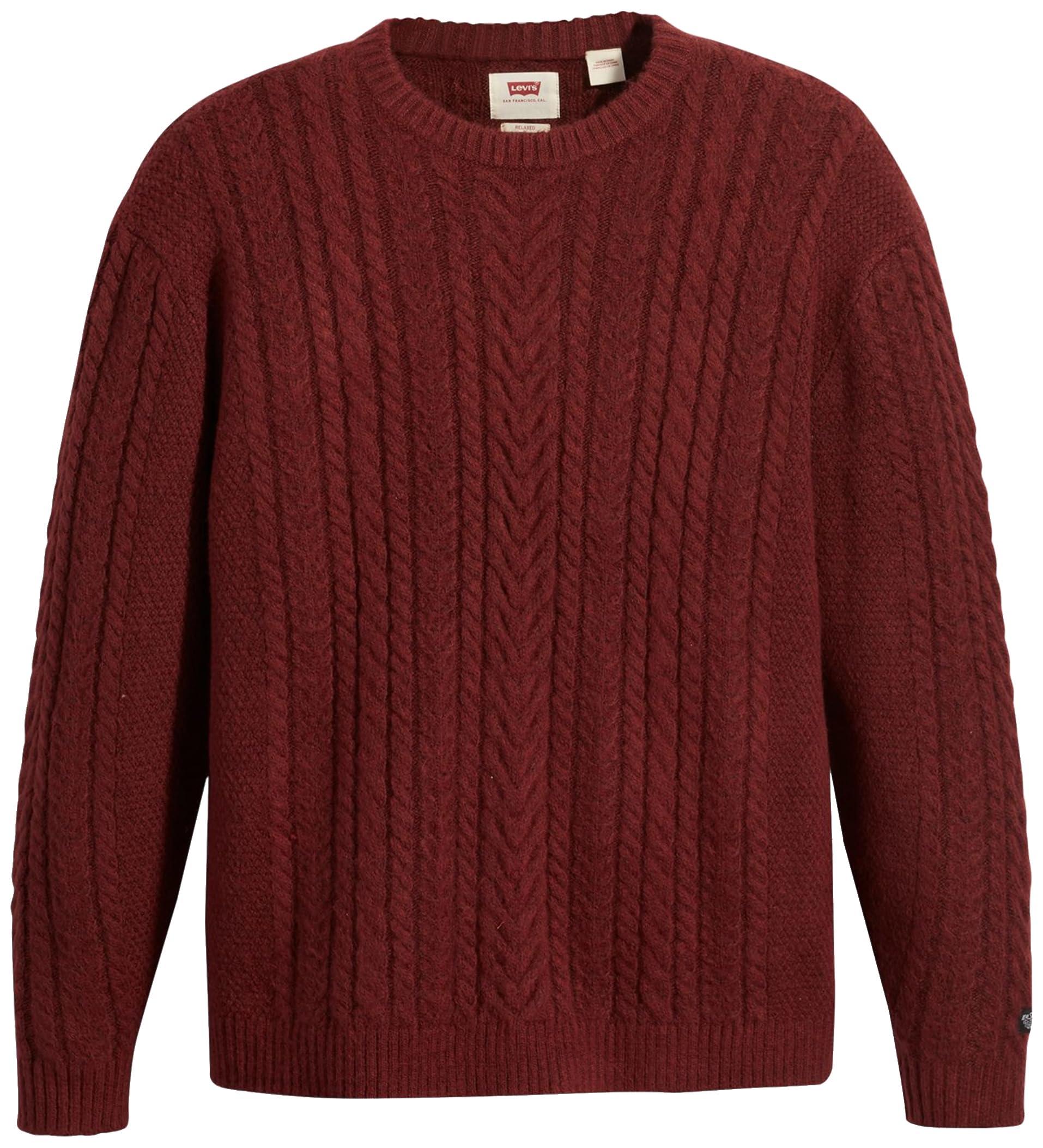 Levi s Battery Crewneck Sweater in Red for Men Lyst UK