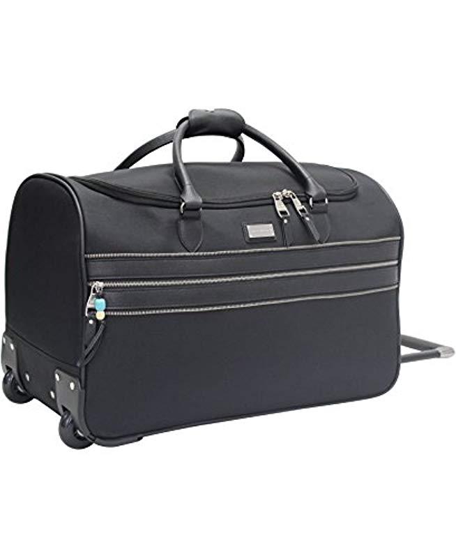 steve madden wheeled duffle bag