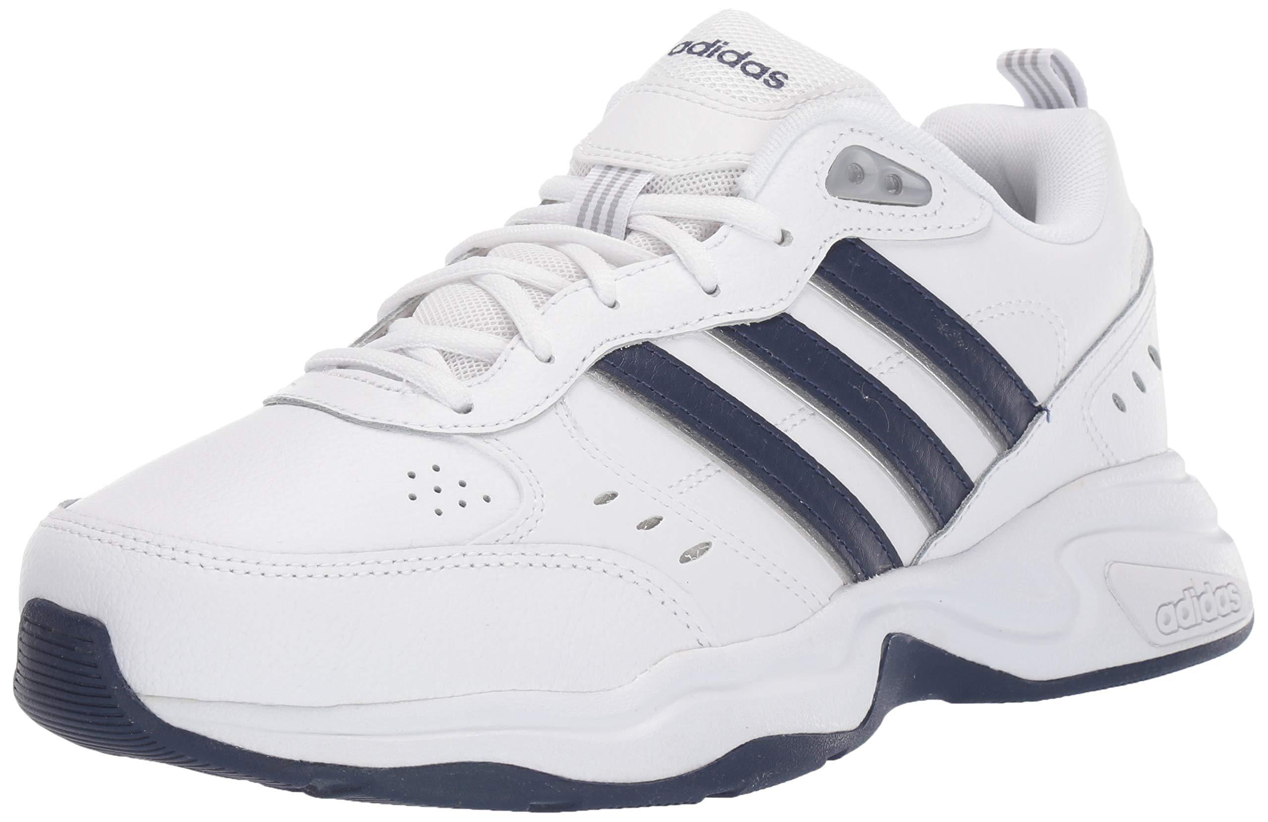 adidas Leather Strutter Wide Shoes in White (Blue) for Men | Lyst