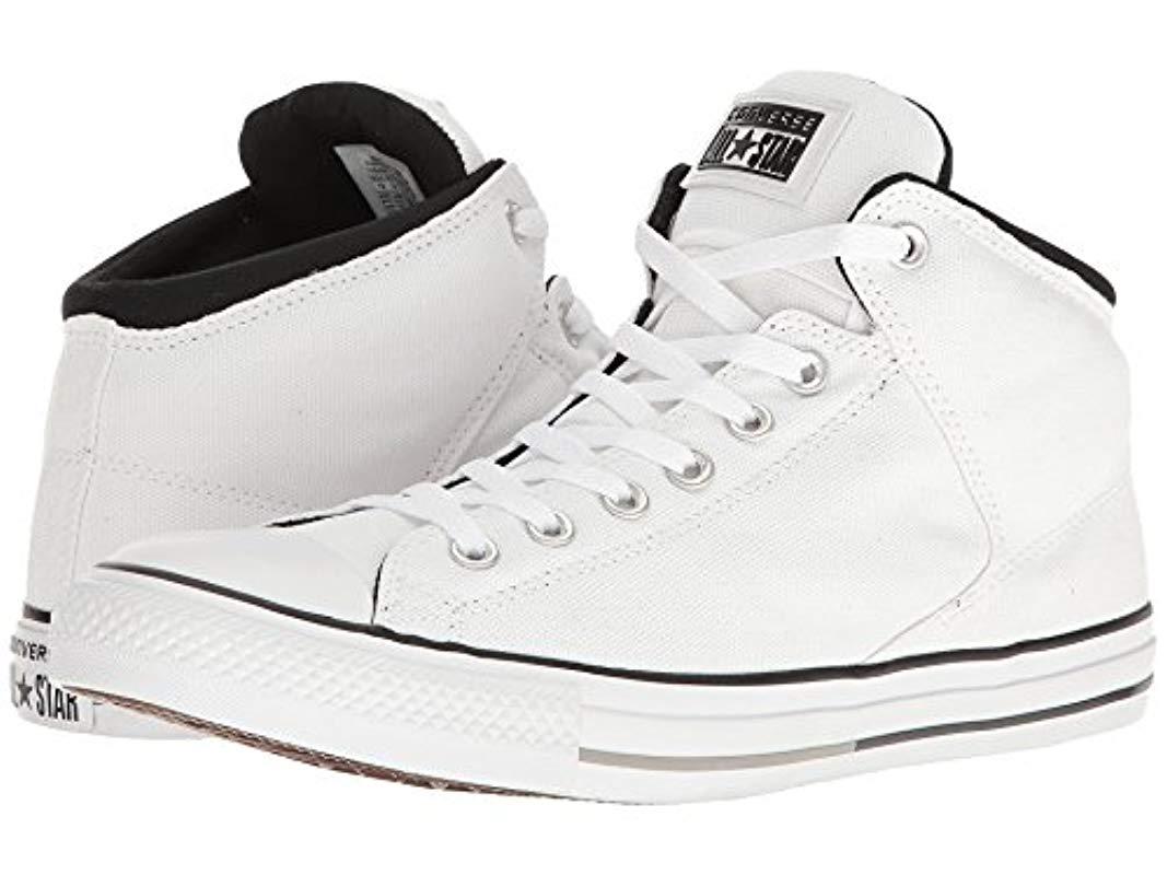 converse ctas high street hi white