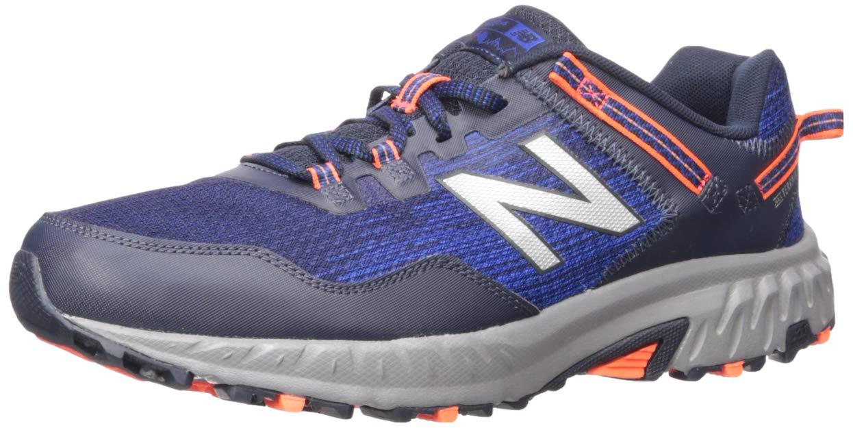 New Balance Leather 410 V6 Trail Running Shoe in Blue for Men | Lyst