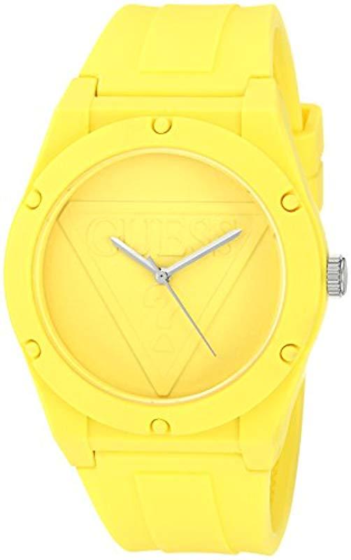 guess iconic silicone sport watch
