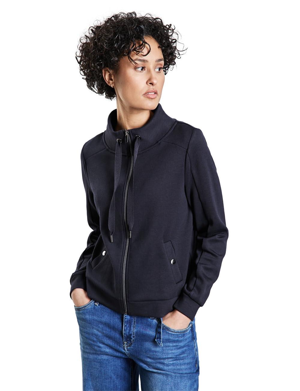 Street One Hoodie Damen Street One Damen Sweatjacke Leicht Mit