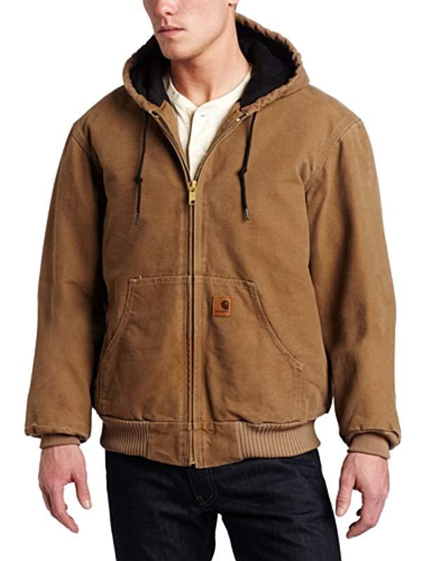 Carhartt Herren Sandstone Tall Active Jacke Mantel Carhartt Herren Sandstone Tall Active Jacke Mantel