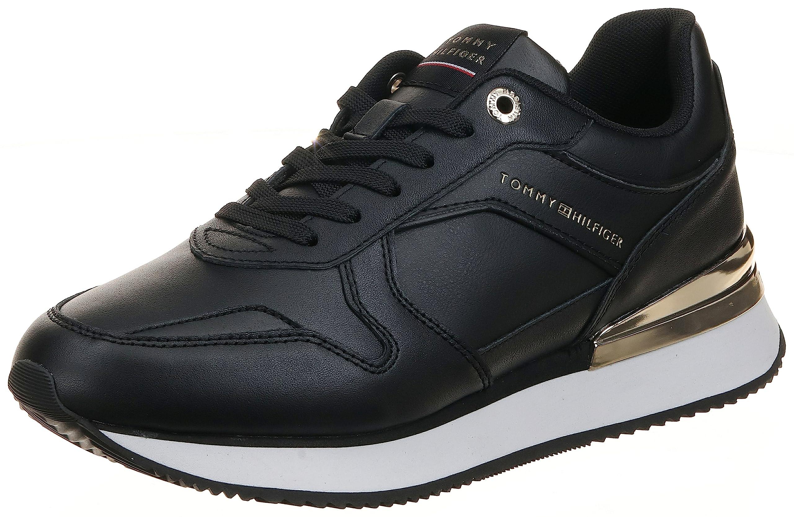 Amazon Tommy Hilfiger Damen Sneaker Blau TH Flex Bleecker Slim