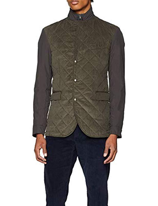 hackett padded blazer