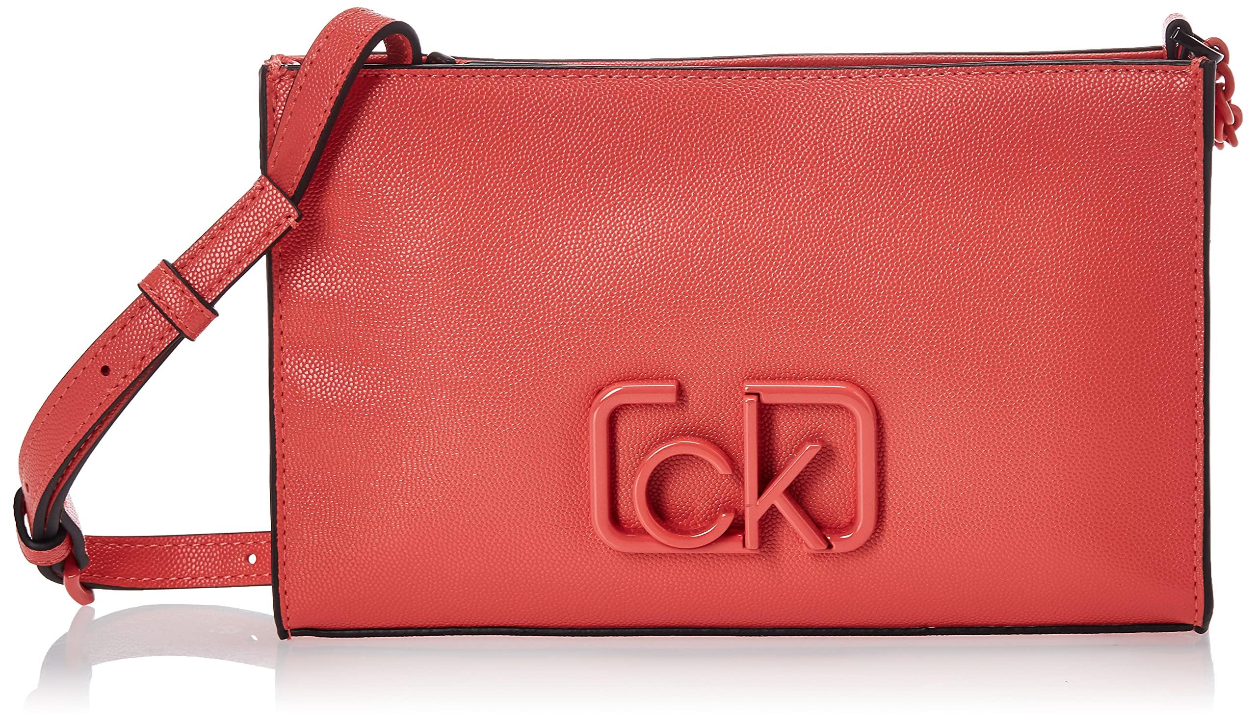 Ck Signature Ew Crossbody Calvin Klein en coloris Rouge - Lyst