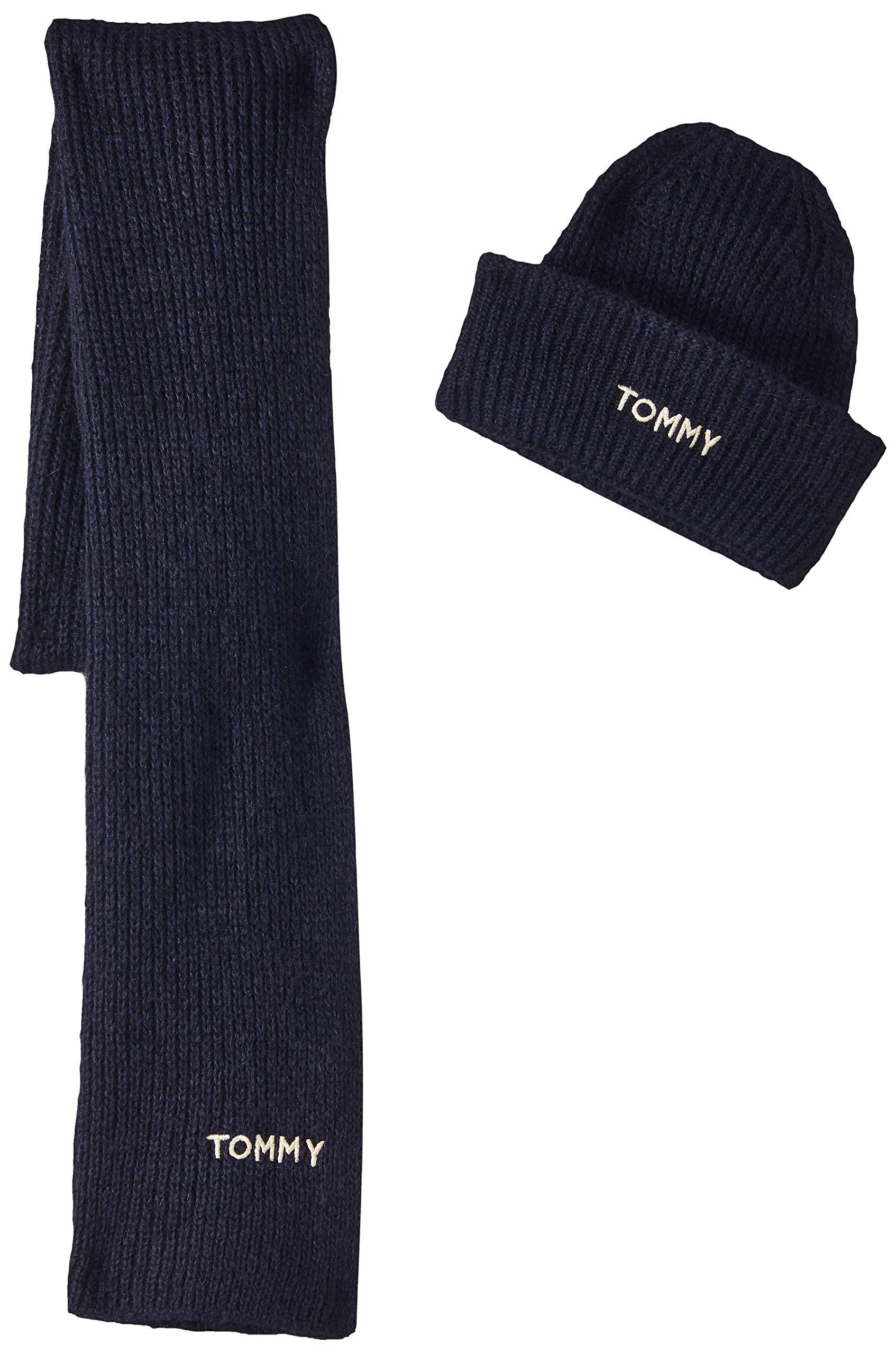 tommy hilfiger scarf and gloves