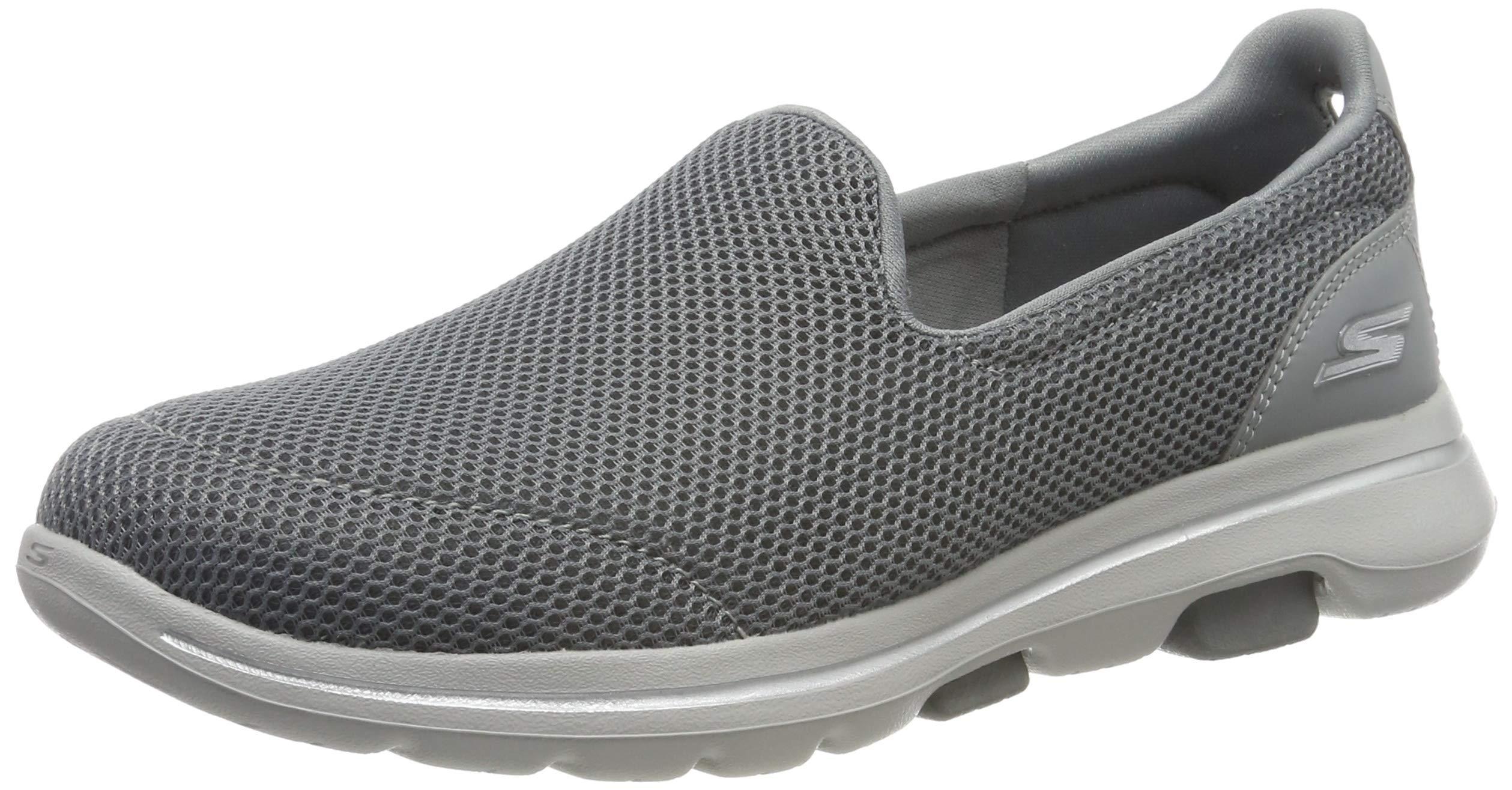 Skechers go walk 5 slip on trainers outlet black