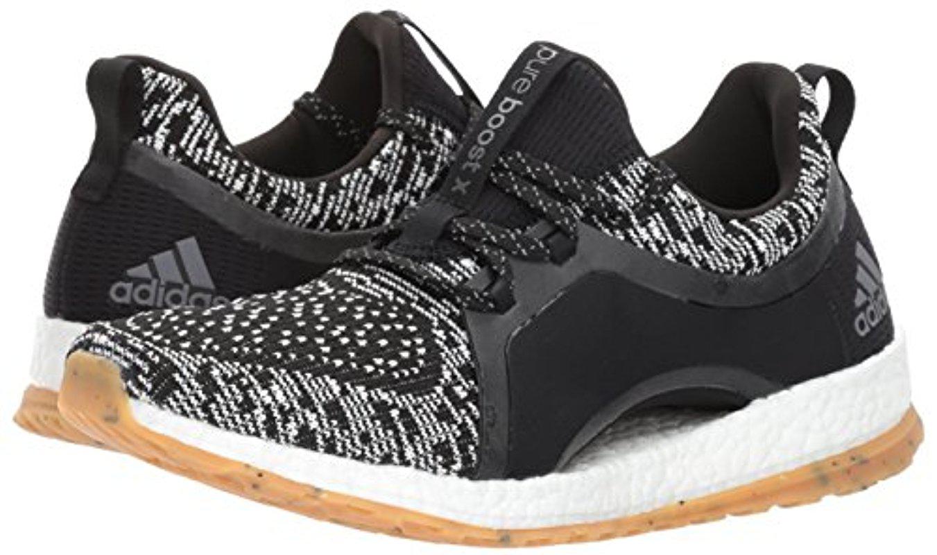 adidas Rubber Pureboost X Atr Running Shoe in Black/White/Black (Black) -  Lyst