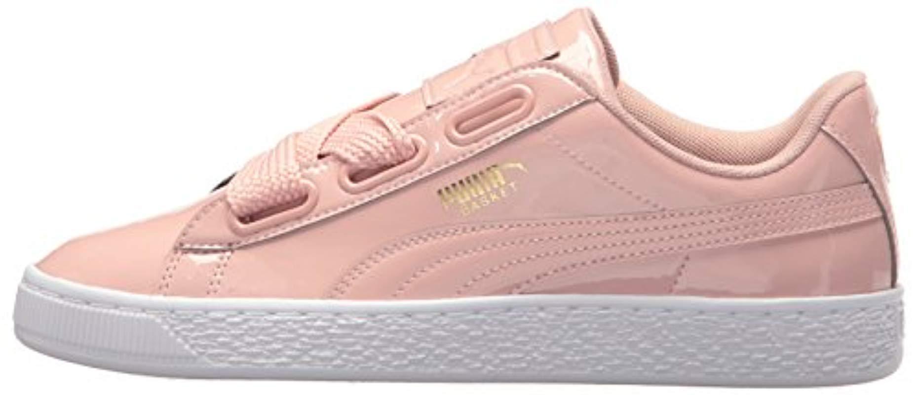 PUMA Basket Heart Patent Wn's Trainers - Lyst
