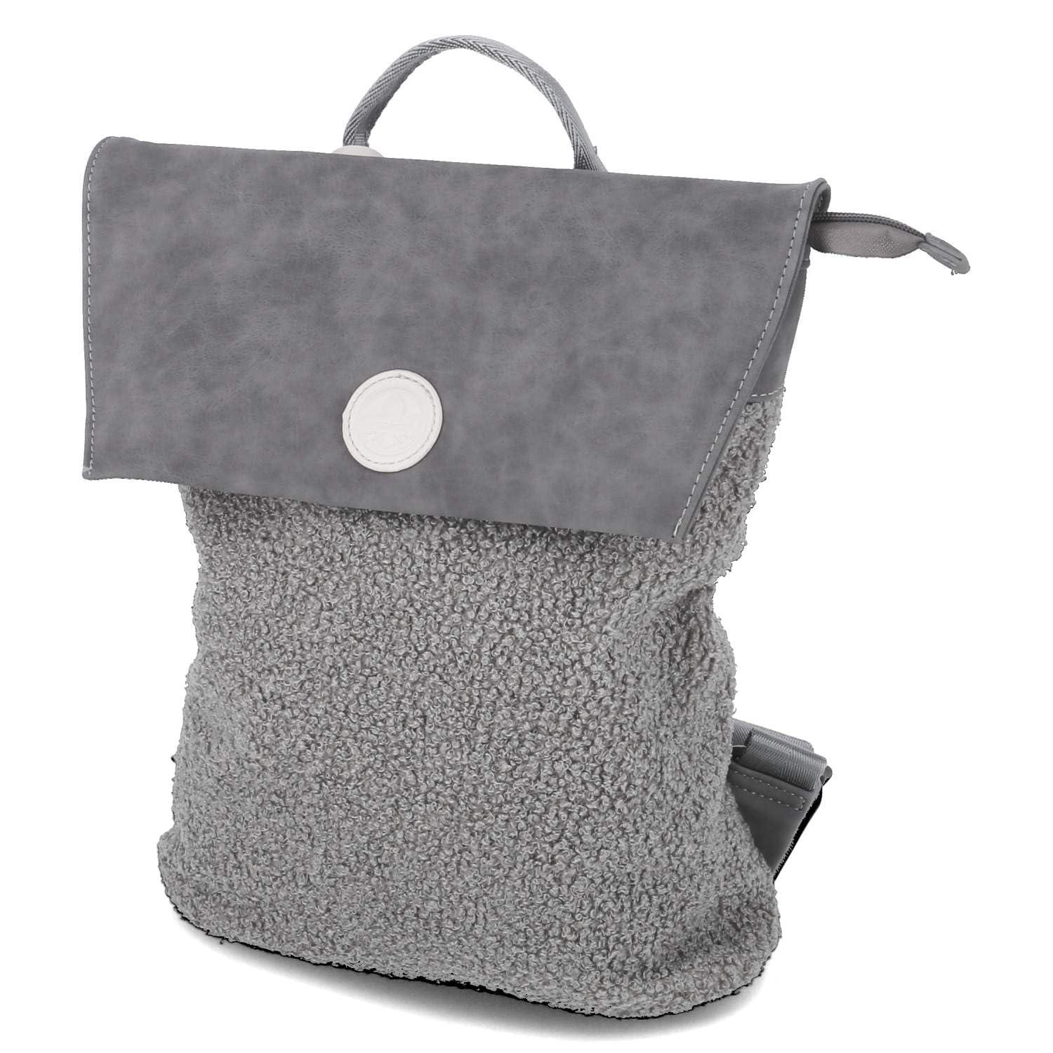 Rieker Handtasche Silbergrau Rieker Damen Elegante Handtasche Silber