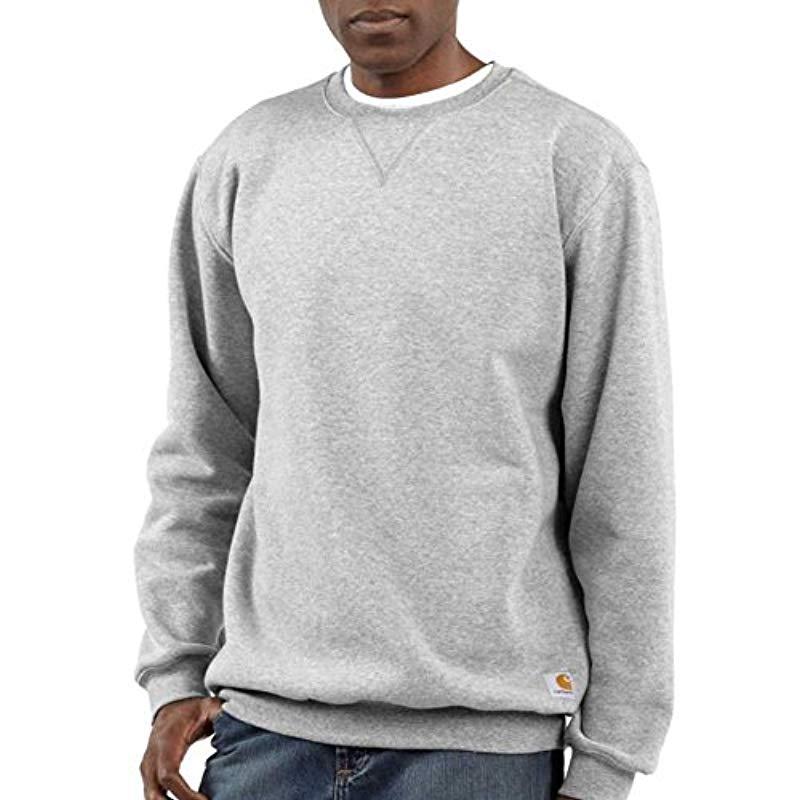 Carhartt Synthetic Midweight Crewneck Sweatshirt in Heather Gray (Gray