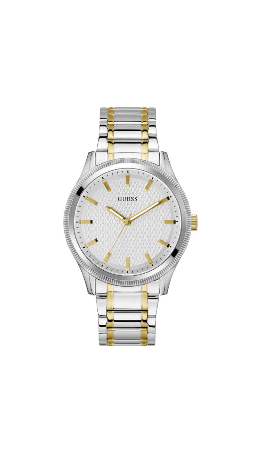 Guess Two-tone Bracelet Silver Dial Silver Tone in White for Men | Lyst