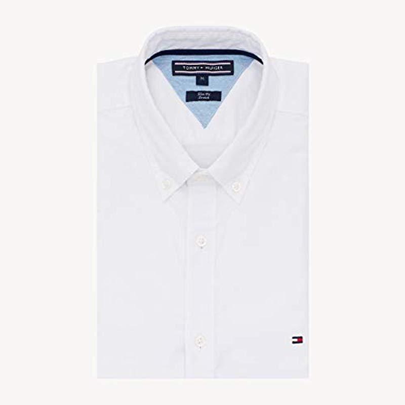 tommy hilfiger core stretch slim fit oxford shirt