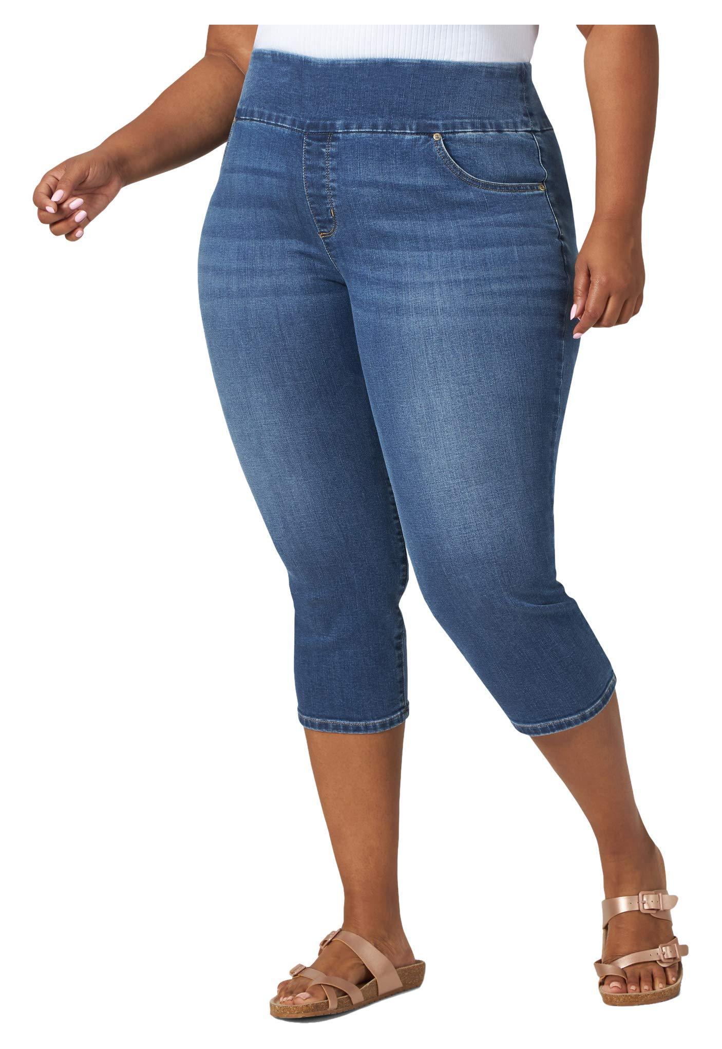Lee Jeans Sculpting Pull On Capri Jean in Blue - Save 43% - Lyst