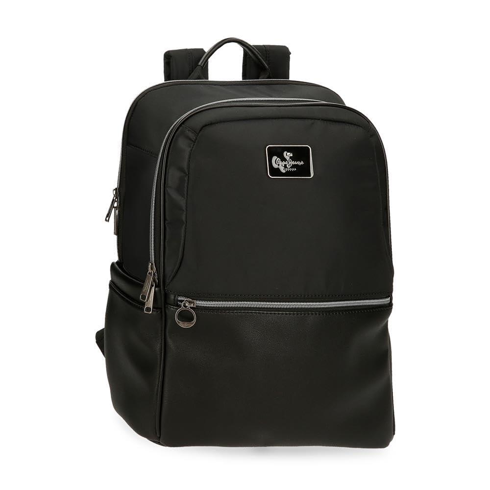 Pepe Jeans Christine Laptop Backpack Inch Black 29x40x11cm