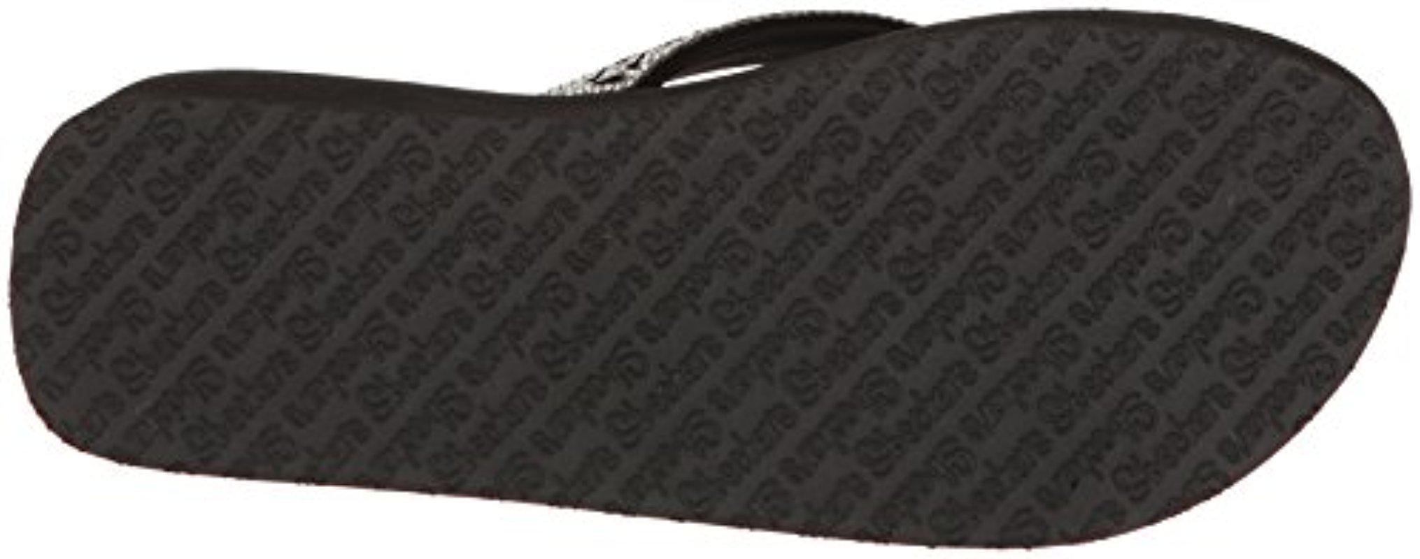 Skechers Vinyasa lotus Princess Flip flop in Black Lyst