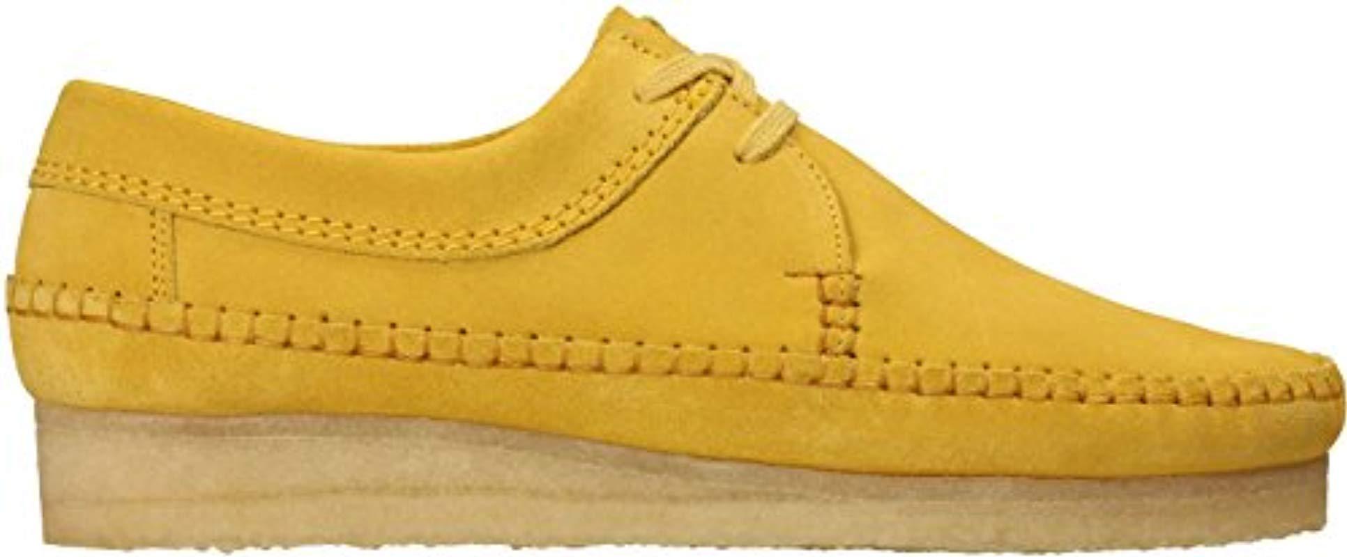 clarks weaver yellow