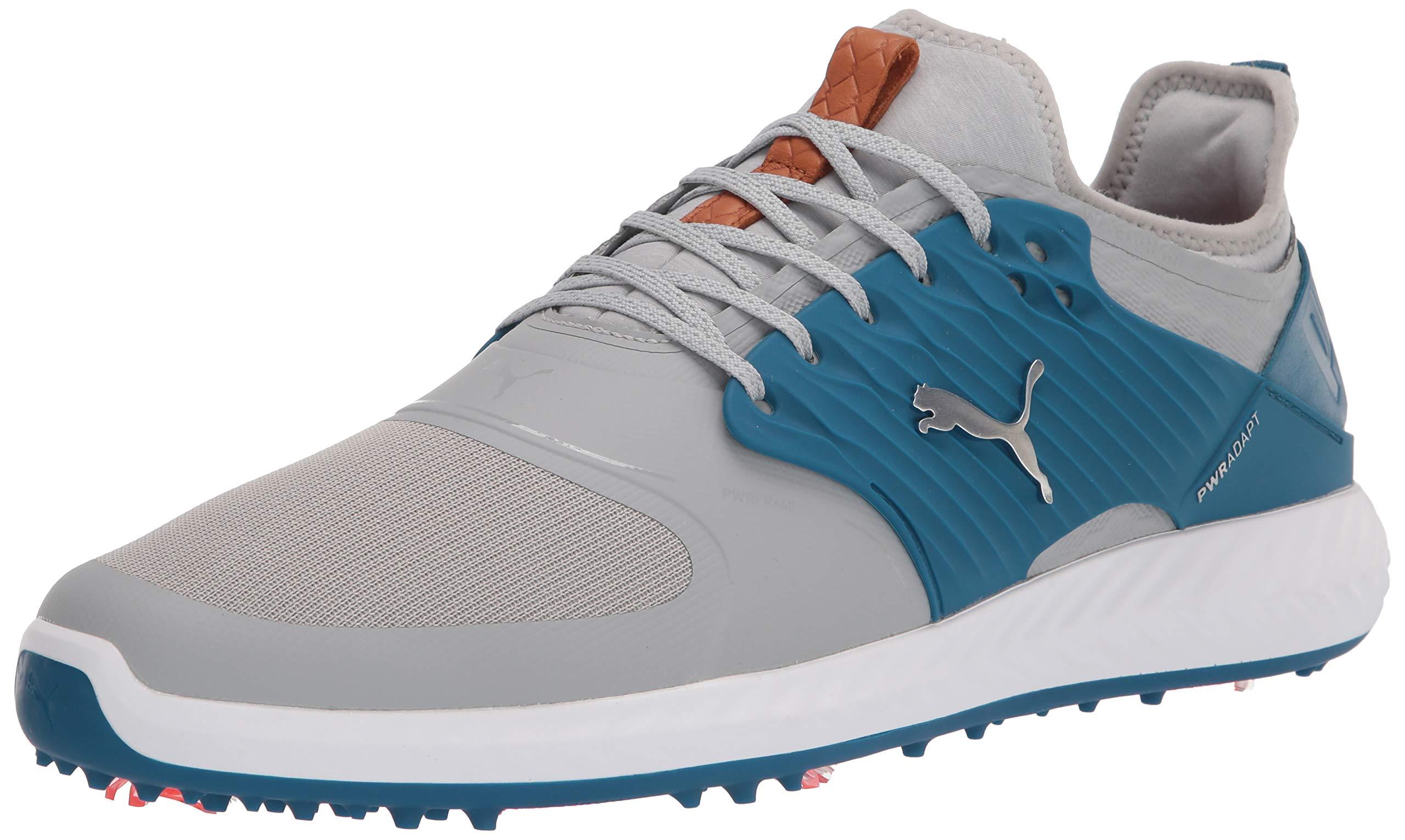 PUMA Ignite Pwradapt Caged Golf Shoe in Blue for Men - Lyst