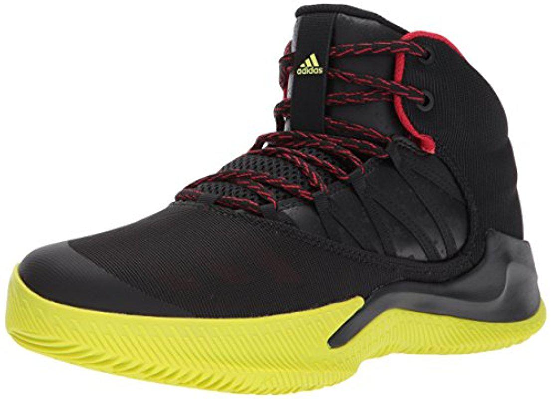 adidas Synthetic Ball 365 Inspired Basketball Shoe in Black for Men - Lyst