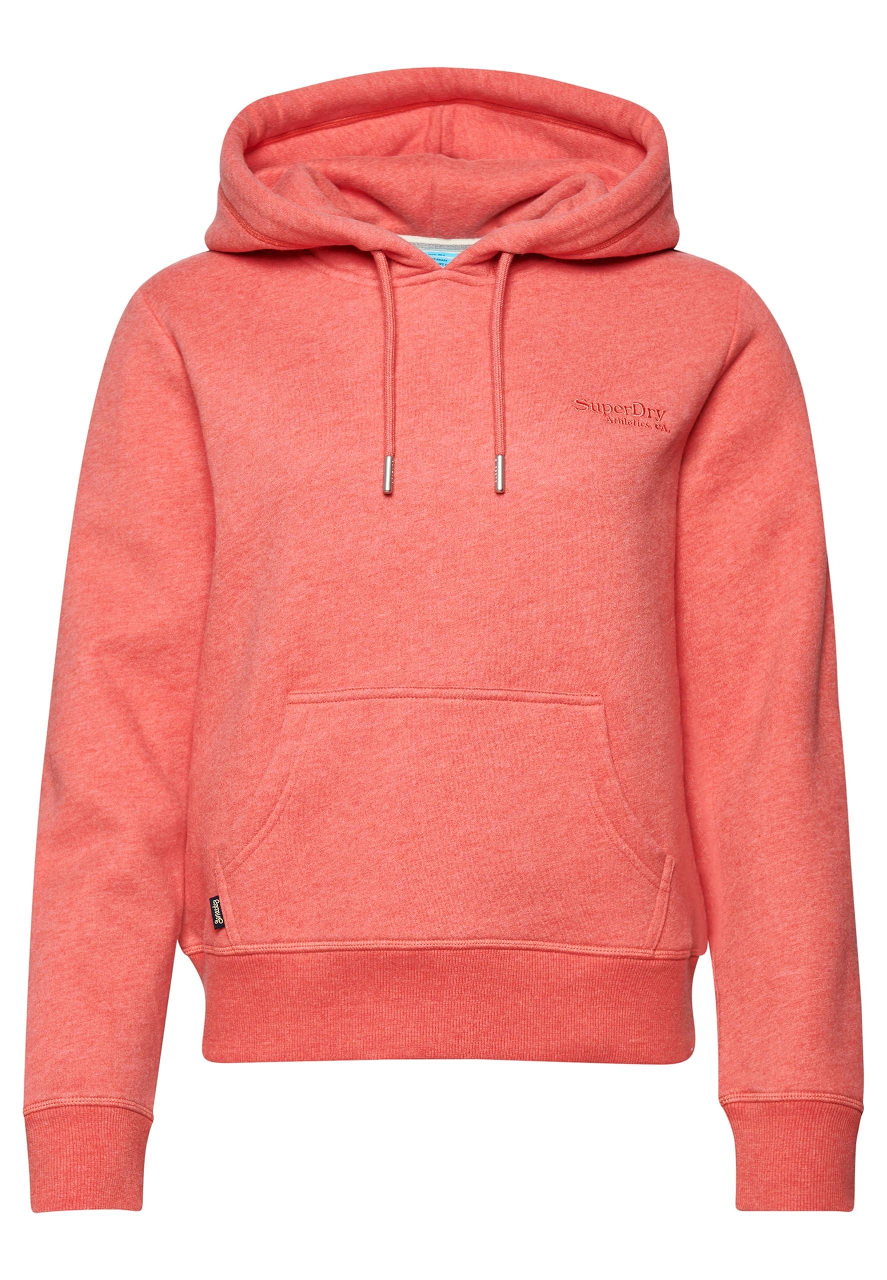 Bright coral hoodie new arrivals