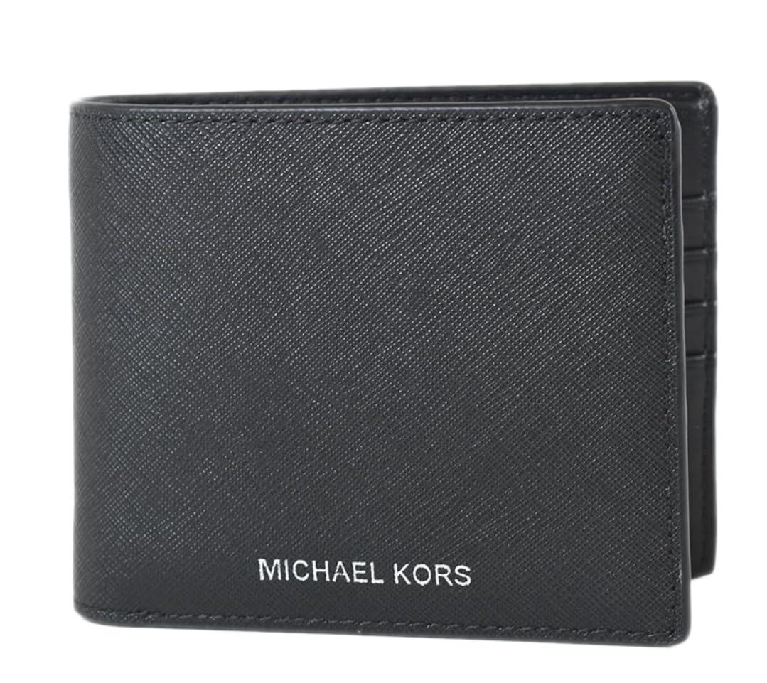 Michael Kors Harrison Saffiano Leather Billfold Wallet With Passcase No Box Included in Black for Men Lyst UK