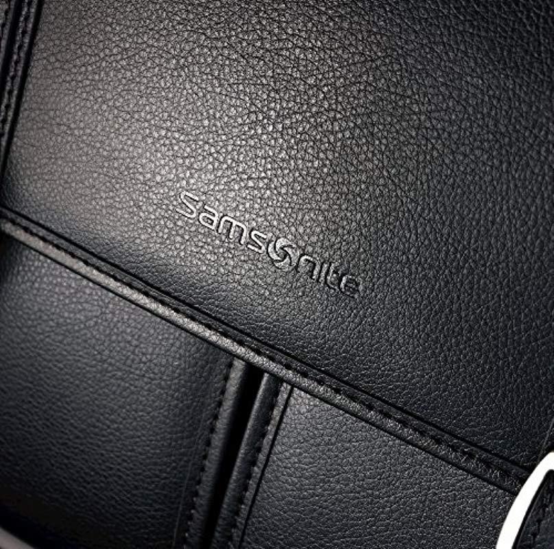 samsonite leather checkpoint friendly case