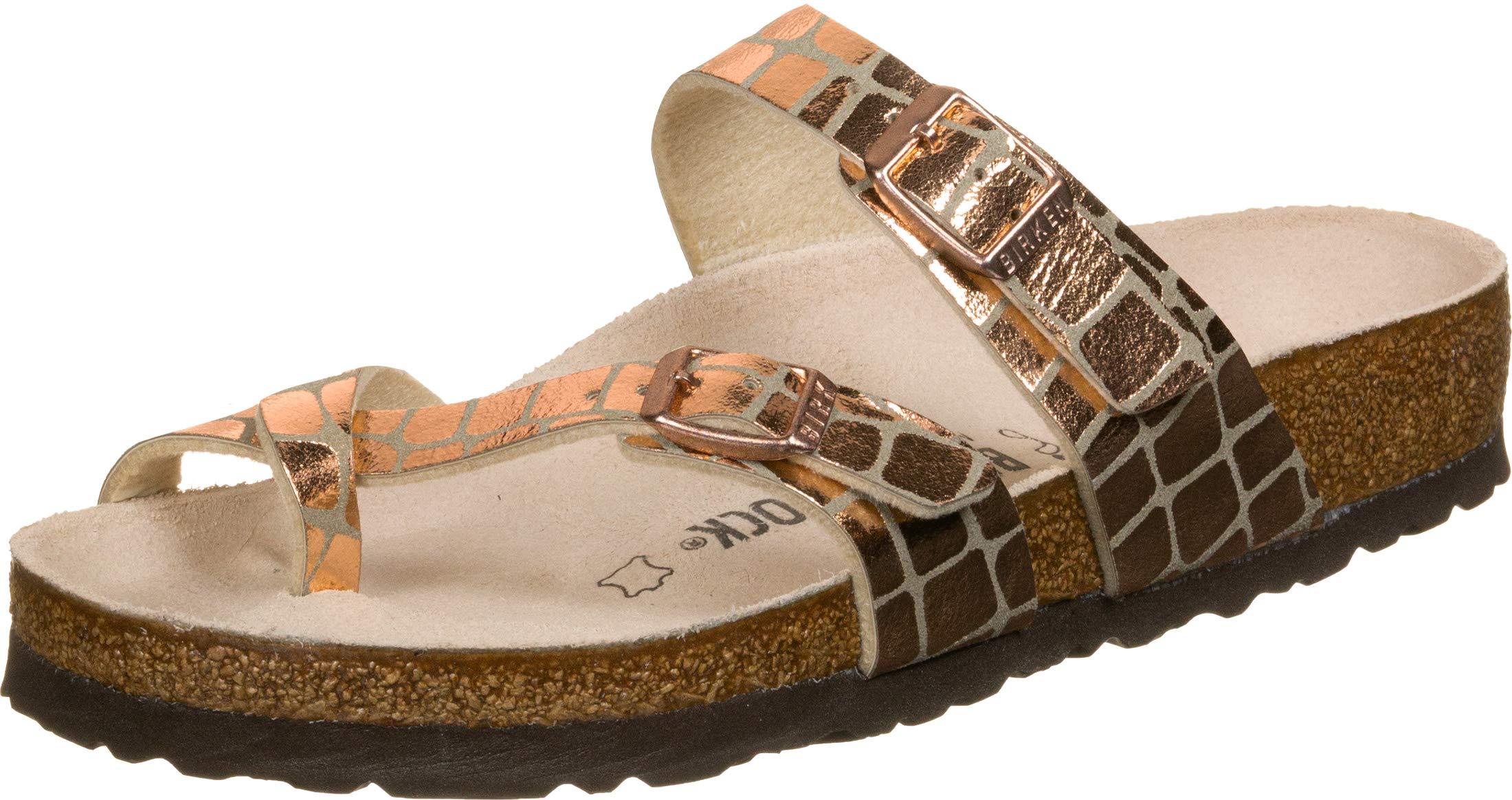 birkenstock gator gleam copper