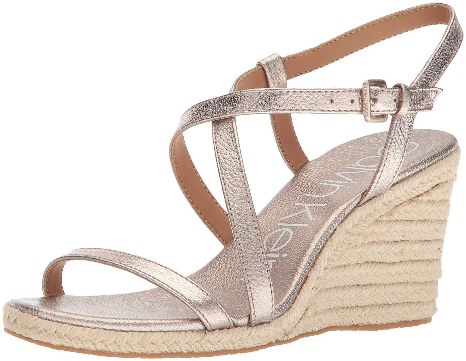 Calvin Klein Bellemine Espadrille Wedge Sandal - Lyst