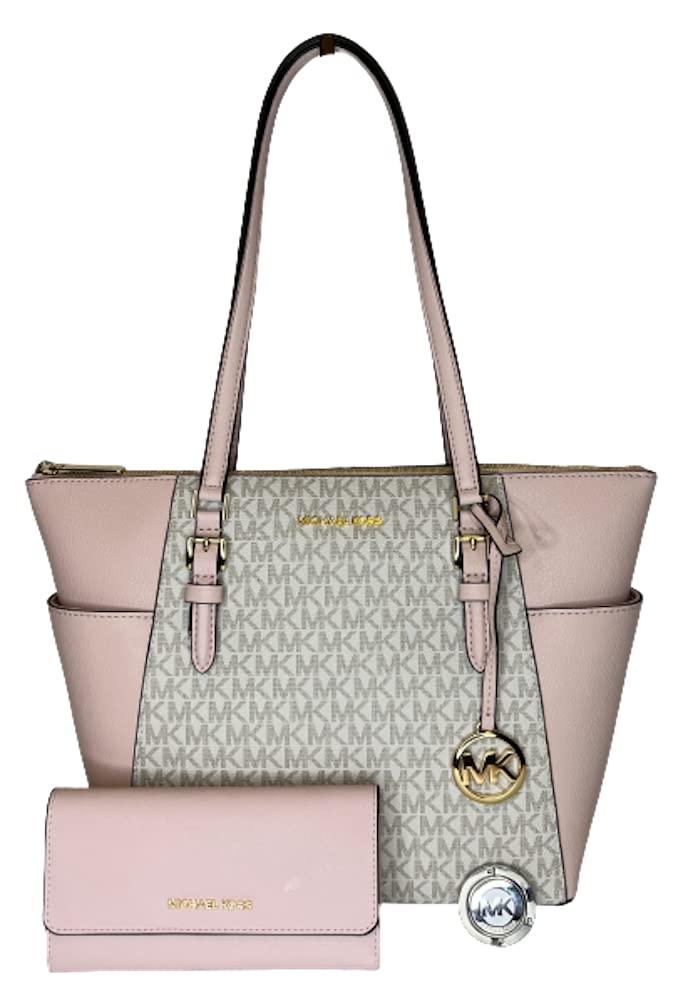 Michael Kors, Bags, Large Mk Tote And Matching Wallet