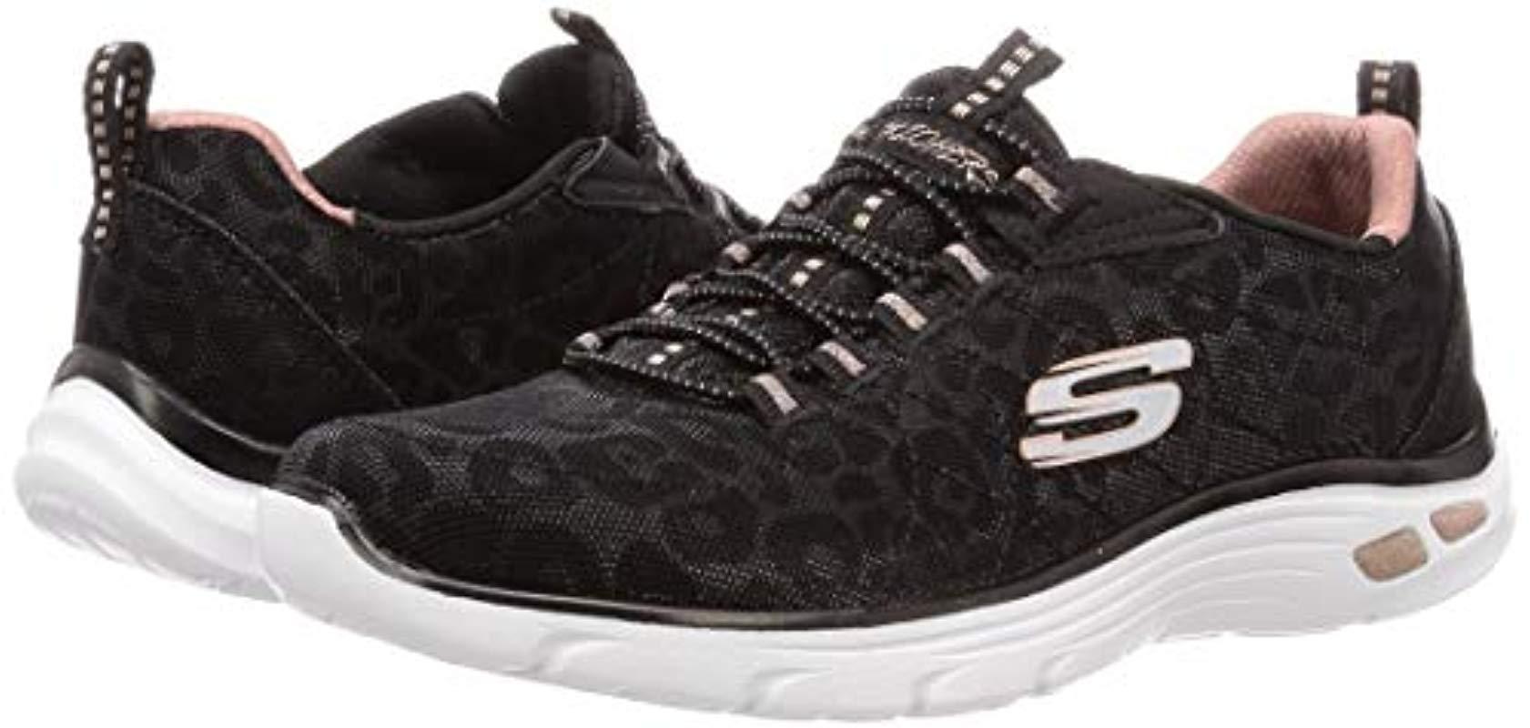 Skechers Empire D'lux-spotted Trainers in Black/Red (Black) - Lyst