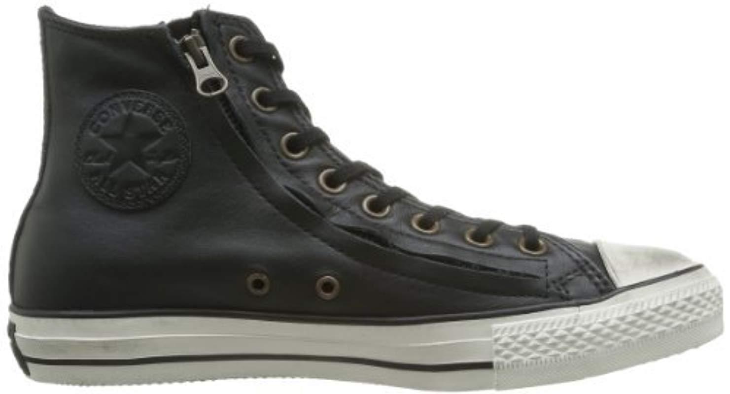 converse double zipper high tops