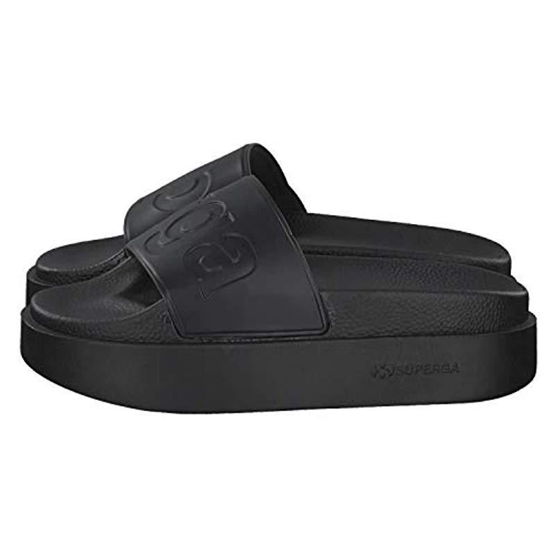 superga platform slides