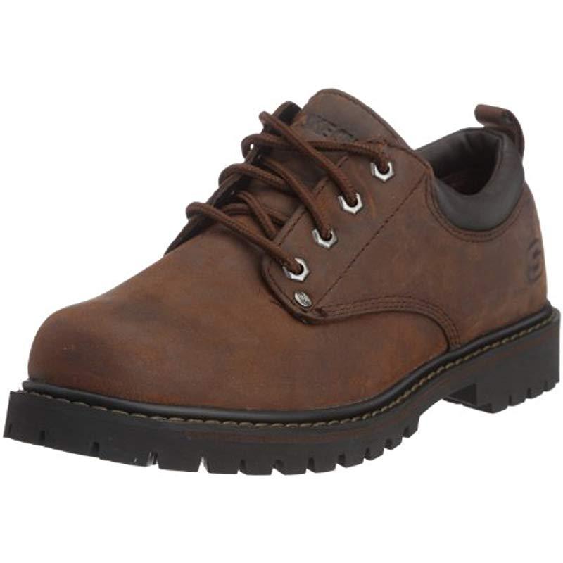 Skechers Leather Tom Cats 6618/bol, Chukka Boots in Dark Brown (Brown ...