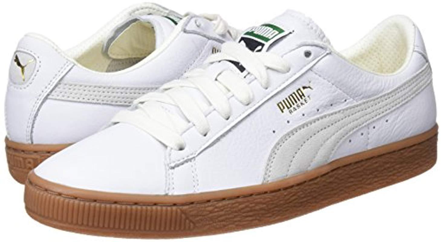 puma basket classic gum deluxe trainers puma basket classic gum deluxe trainers