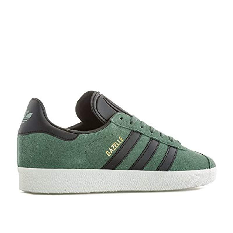 green adidas gazelle trainers