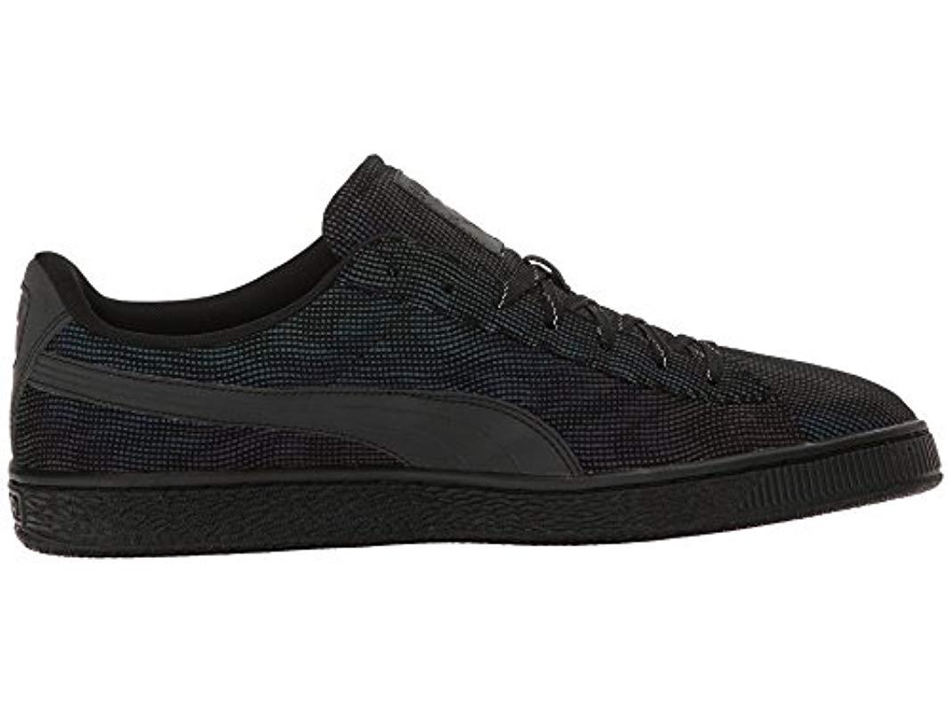 puma basket rainbow reflective