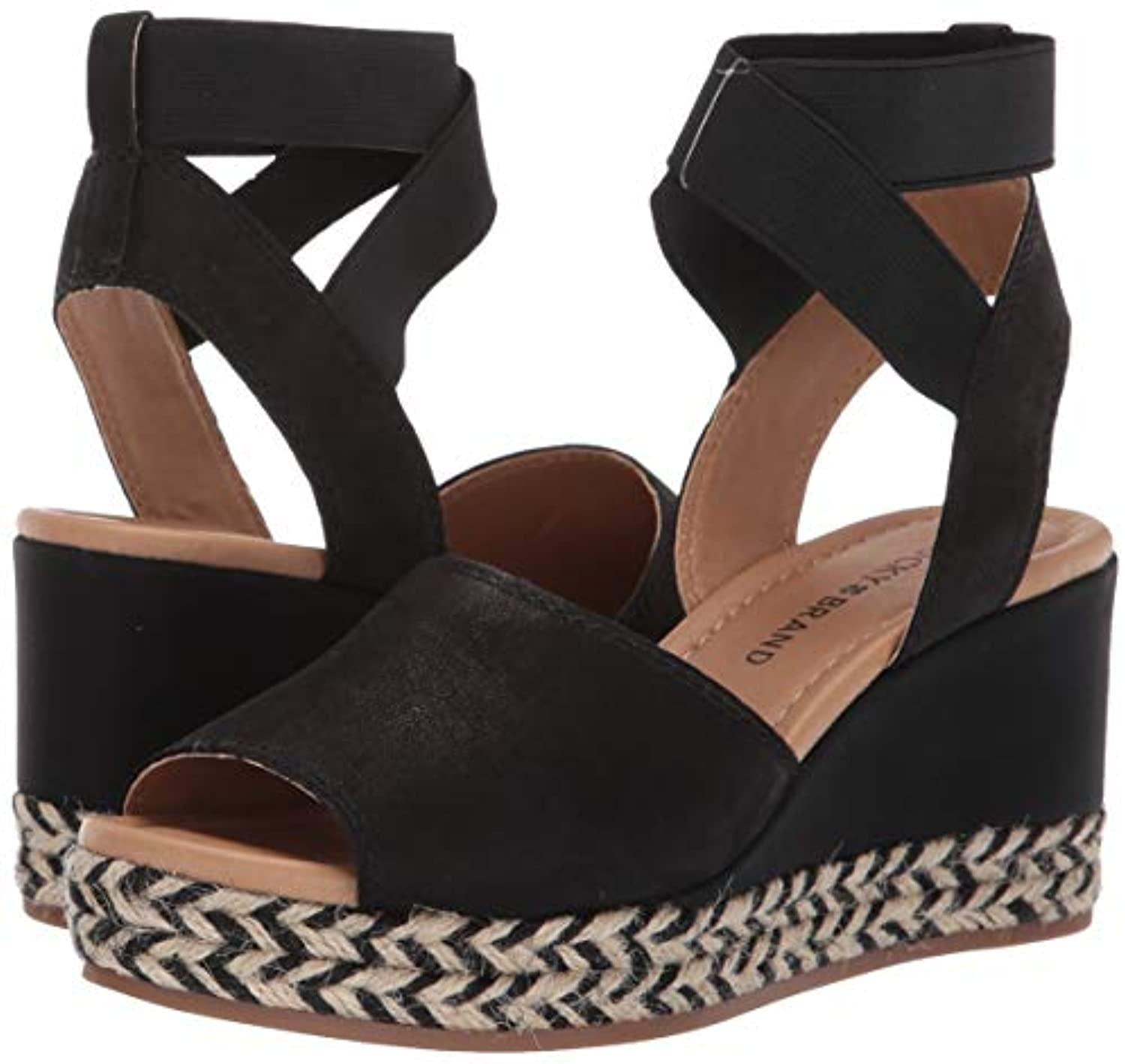 lucky brand bettanie espadrille wedge sandal