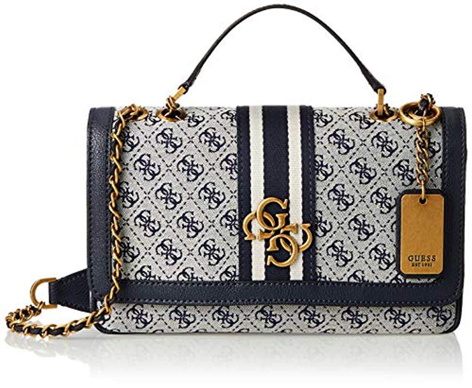 Vintage - Shoppers y bolsos de hombro Mujer Guess de color Azul | Lyst